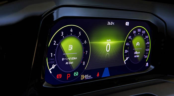 Vw Golf 8 hayalet ekran
