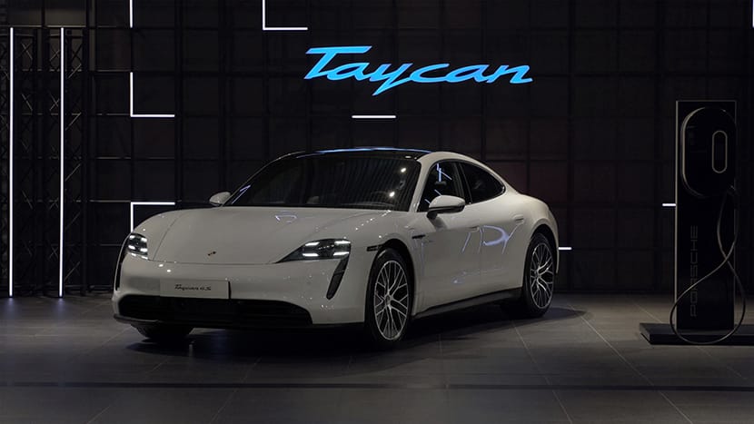 porsche taycan elektrikli otomobil