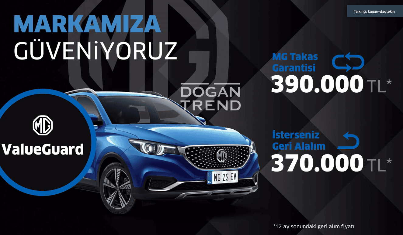 MG geri alım garantisi veriyor