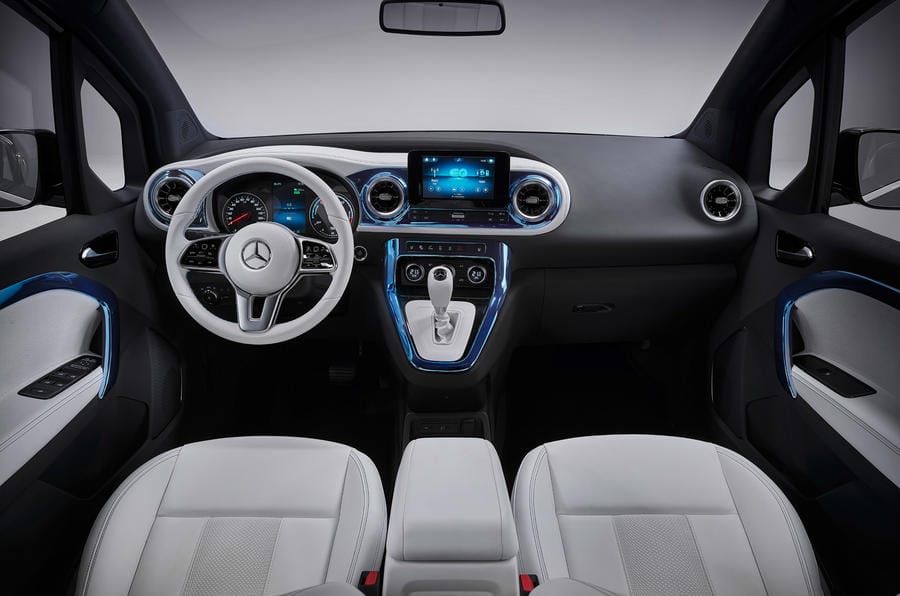 mercedes eqt kabini