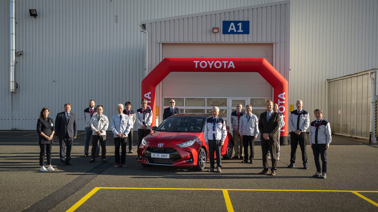 Yeni Toyota Yaris üretimi