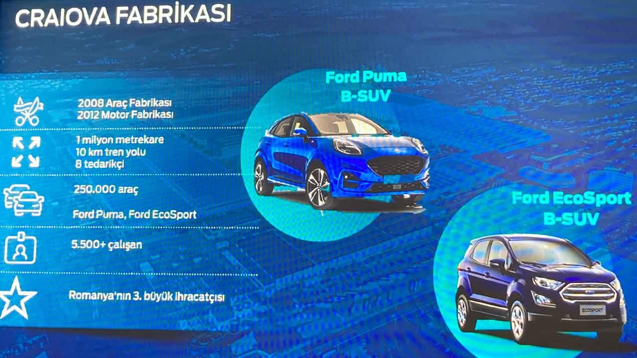 Ford Craiova fabrikasının özellikleri