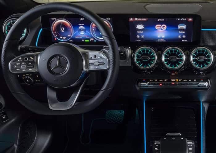 mercedes elektrikli suv eqb