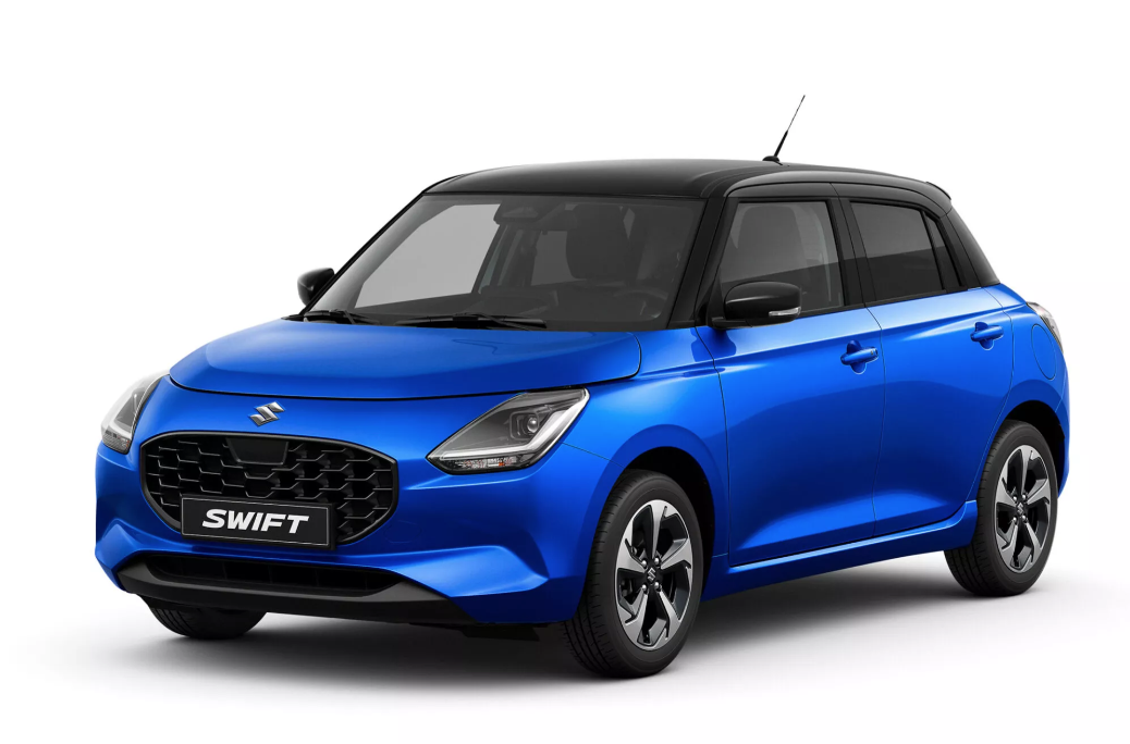 Suzuki-Swift-2024-ön görünümü yenilenme izleri taşıyor